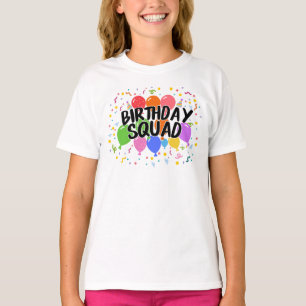 T-shirt Escouade d'anniversaire