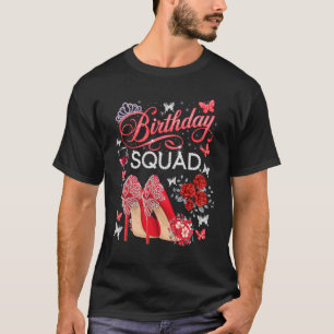 T-shirt Escouade d'anniversaire Diva Squad Coeurs de la Co