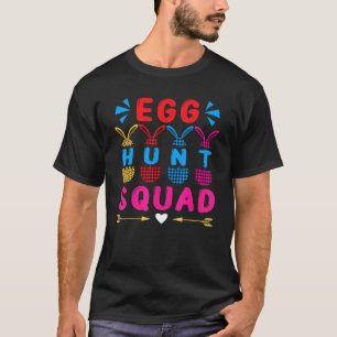 T-shirt Escouade de chasse aux oeufs Buffle léopard Plaid