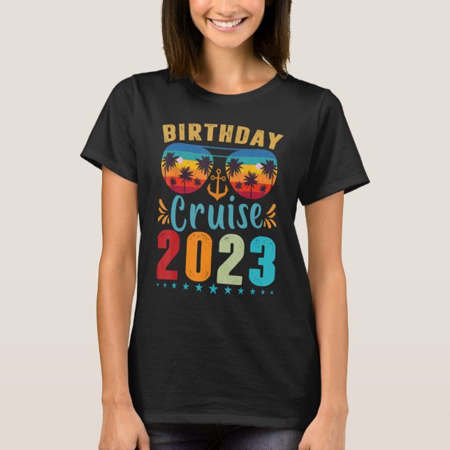 T-shirt Escouade de croisières d'anniversaire Escouade de  (Devant)