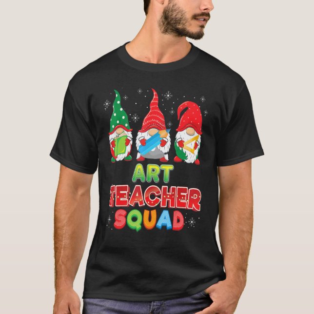 T-shirt Escouade de professeurs d'art Gnomes Gnome Sweater (Devant)