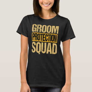 T-shirt Escouade de protection du marié pour enterrement d