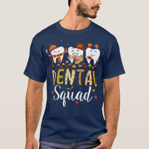 T-shirt Escouade dentaire mignonne Dentiste Hygiéniste Aut