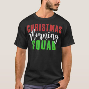 T-shirt Escouade du matin de Noël vintage