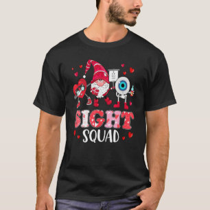 T-shirt Escouade Optométriste Opticien Dabbing Heart Val