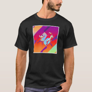 T-shirt Escrime esthétique Vintage rétro