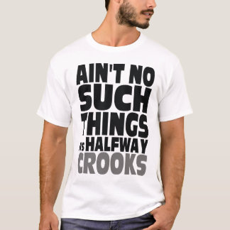 T-shirt Escrocs à mi-chemin