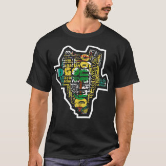 T-shirt Escudo de Durango Meico Ciudades Y Municipios