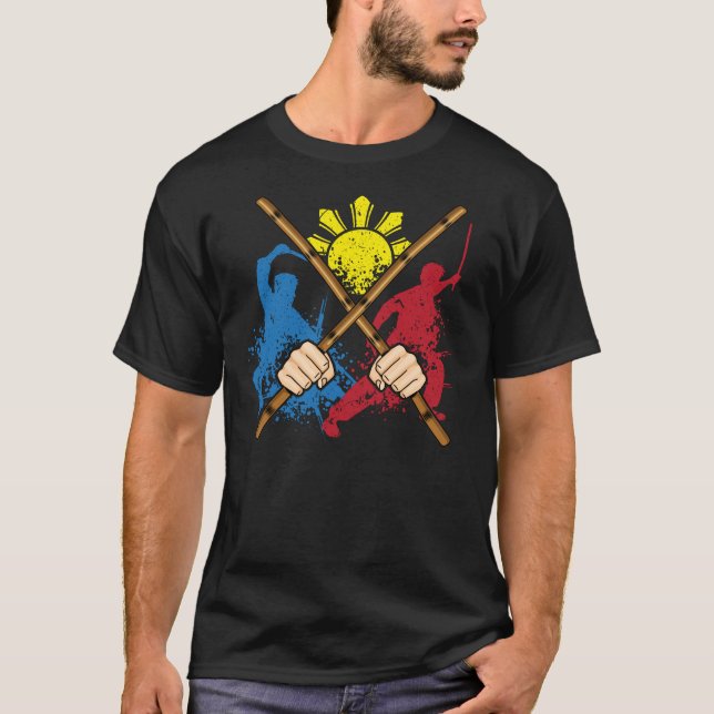 T-shirt Eskrima Arni Kali Martial Art Gift T Shirt (Devant)