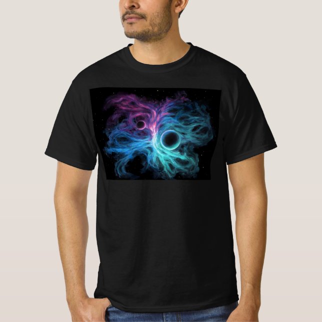 T-shirt Espace Abstrait (Devant)