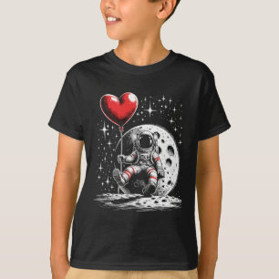 T-shirt Espace Astronaute Cœur Bylloon Saint-Valentin