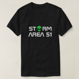T-SHIRT ESPACE DE TEMPÊTE 51 DESIGN ALIEN