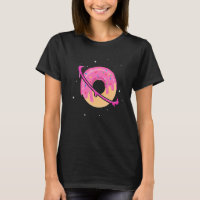 Espace Donut Saturn Planet Dessert Humour Foie