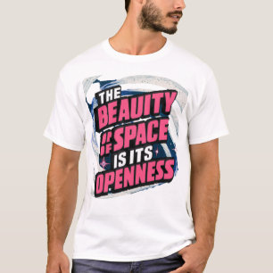 T-shirt espace et ouverture