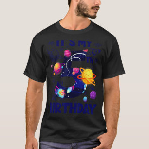 T-shirt Espace Extérieur 5 Ans 5e Anniversaire Fête Boys G