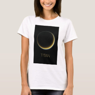 T-shirt Espace Extérieur, Cosmos, Système Solaire, Titan L