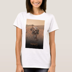 T-shirt Espace Extérieur, Système Solaire, Planète Mars, C
