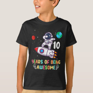 T-shirt Espace extra-atmosphérique 10 ans 10e anniversaire