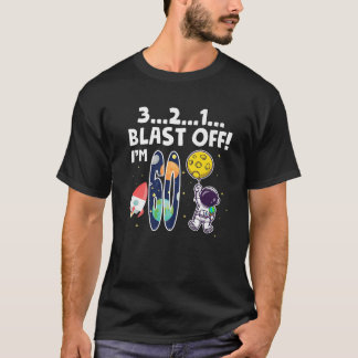 T-shirt Espace extra-atmosphérique 3 2 1 Feu de l'âge 60e 