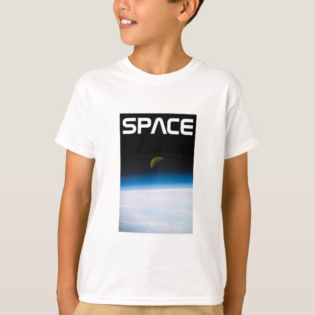 T-shirt Espace (Lune) (Devant)