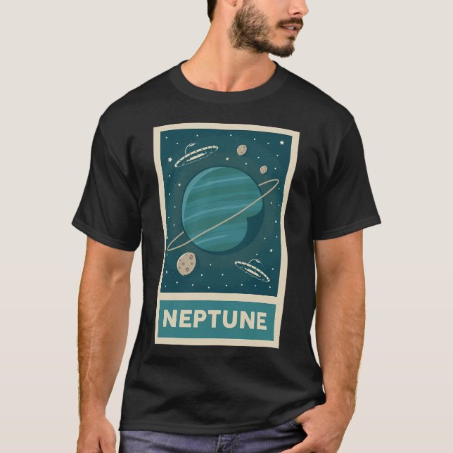 T-shirt Espace Neptune (Devant)