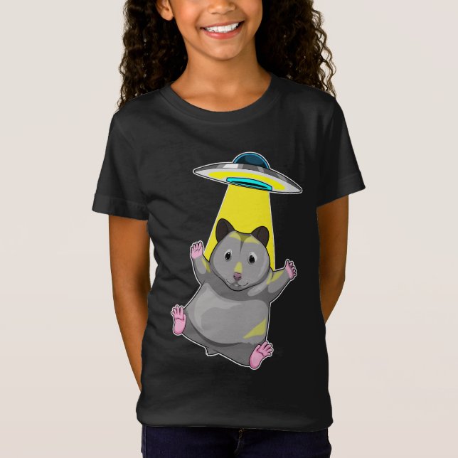 T-Shirt Espace Spatial Hamster (Devant)