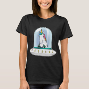 T-shirt Espace spatial Unicorne