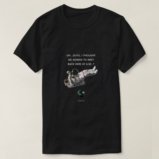 T-shirt Espacé - Une Chemise MisterP (Design devant)