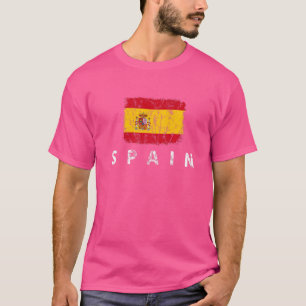 T-shirt Espagne Drapeau Espagne Voyage vacances Espagne Fi