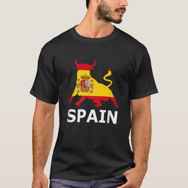 T-shirt Espagne Espagne Espagne Bull Fighting Espagne (Devant)