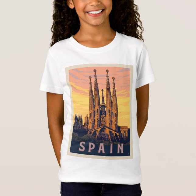 T-Shirt Espagne | Familia Sagrada (Devant)