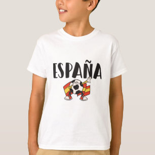 T-shirt Espagne Football Fan Shirt Drapeau