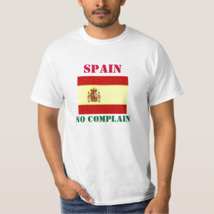 T-shirt Espagne : Pas de plainte