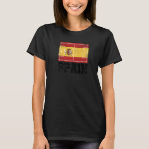 T-shirt Espagne Soccer Field Pays Drapeau Espana Espagnol