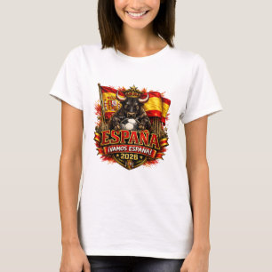 T-shirt Espagne ¡Vamos España! 2026 Fan de foot