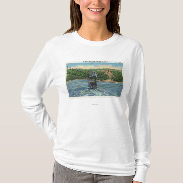 T-shirt Espagnol Aerocar au-dessus de tourbillon de (Devant)