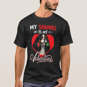 T-shirt Espagnol Mon Chien Est Mon Chien Valentine Aimer M
