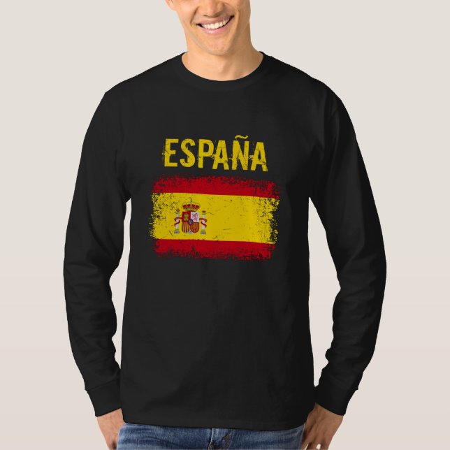 T-shirt España Espagne Grunge Drapeau espagnol (Devant)