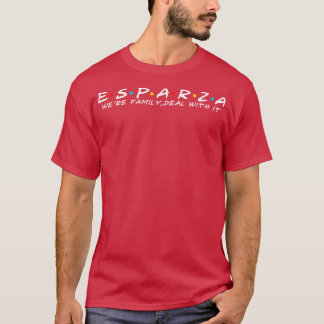T-shirt Esparza Famille Esparza Nom Esparza Dernier na