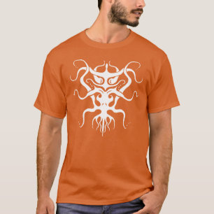 T-shirt Espèces Aliens Tatouage Tribal Design - blanc