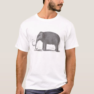 T-shirt Espèces éteintes de mastodonte de mammouth laine
