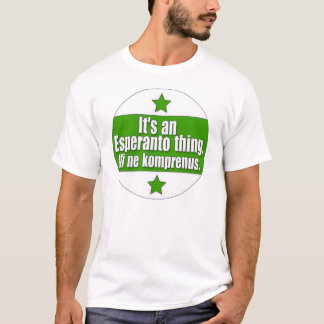 T-shirt EsperantoThing