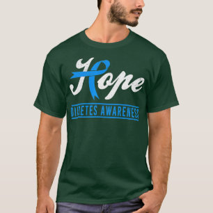 T-shirt Espérer la sensibilisation au diabète Ruban Diabét