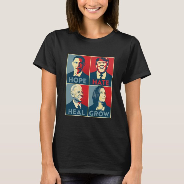 T-shirt Espérer que la haine guérira (Devant)