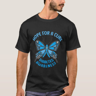 T-shirt Espérer Une Sensibilisation Cure Au Diabète Type 1