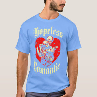 T-shirt Espérons Romantique Squelette Mariage Couple Valen