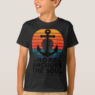 T-shirt Espoir Ancre L'Âme Hébreux 6_19 Verset Biblique Ch