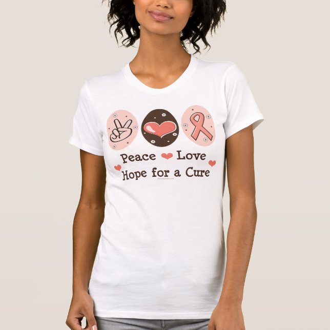T-shirt Espoir d'amour de paix pour un débardeur de (Devant)