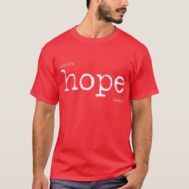 T-shirt Espoir - délivrance de l'espoir de Laura (Devant)