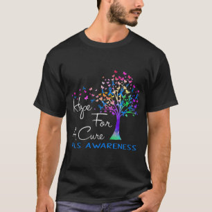 T-shirt Espoir D'Un Ruban De Sensibilisation À La SLA Pour